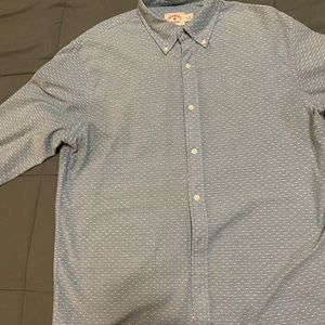 Brooks Brothers red fleece button up